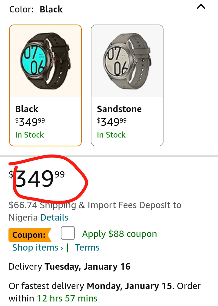 Amazon products price